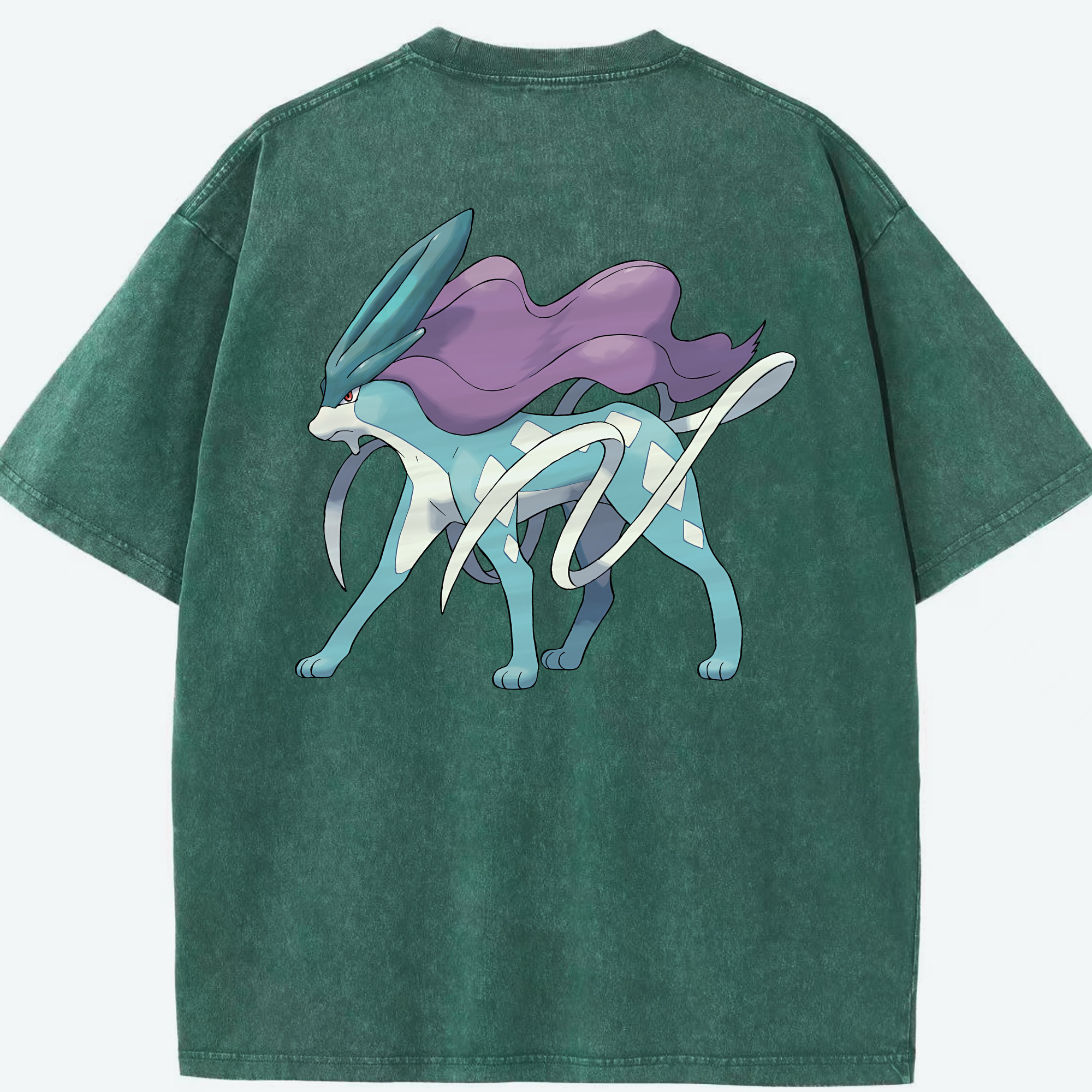 （画像用） ポケットモンスター Pokémon 綿100% ヴィンテージ風 半袖Tシャツ（背面プリント）